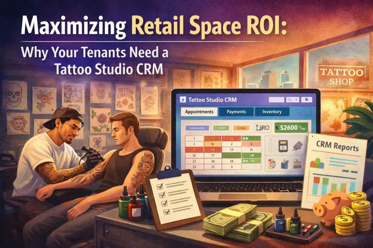Maximizing Retail Space ROI: Why Your Tenants Need a Tattoo Studio CRM