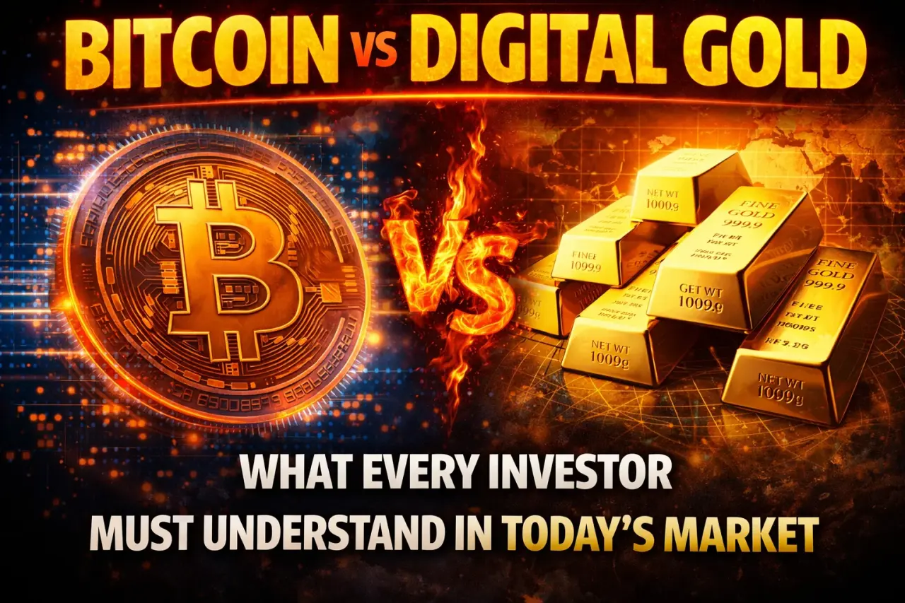Bitcoin vs Digital Gold: What Every Investor Must Understand in Today’s Market